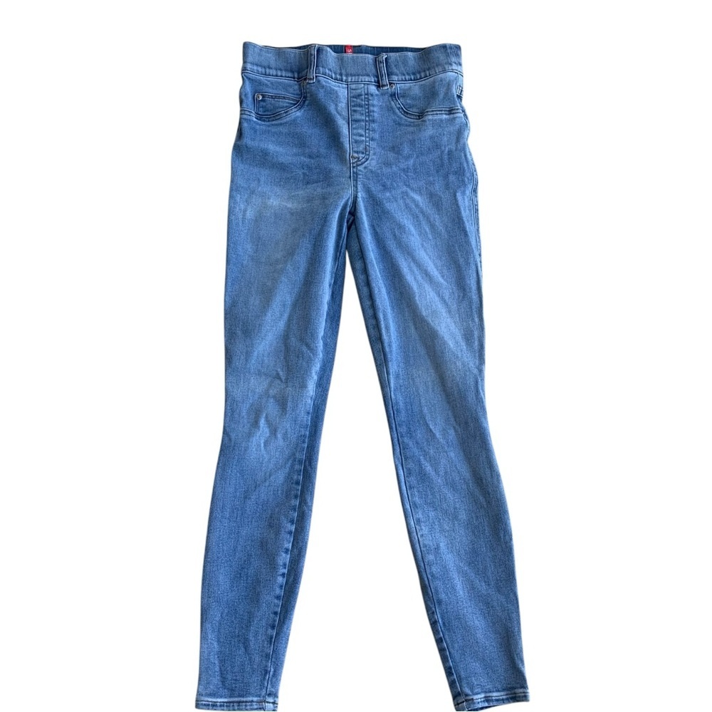 SPANX High Waist Skinny Jeans Size S Blue Denim Shaping Leggings